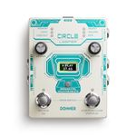 Donner 2 In 1 Looper Drum Machine - Circle Looper Pedal, Stereo Guitar Looper Pedal, 40 Slots 160 mins Loop Pedal with Drum Machine 100 Drum Grooves, Tap Tempo, Fade Out