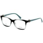 Swarovski SK5255 087 Women's Shiny Turquoise Frame Eyeglasses