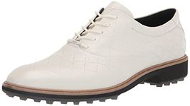 Ecco Mens M Classic Hybrid Leather Golf Shoes - White - UK 9-9.5