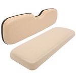 ILVGOLF Universal Rear Replacement Cushions for Golf Cart Rear Seat, Golf Cart Cushion Back Seat for EZGO TXT RXV ST for ST Sport for Valor Models for Club Car, Dedicated for Flip Rear Seats, Buff