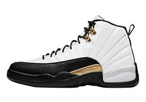 Nike Air Jordan XII 12 Retro Indigo Stone, White/Metallic Gold-black, 12