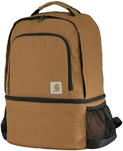 Carhartt Insulated 24 Can Two Compartment Cooler Backpack, Backpack with Fully-Insulated Cooler Base