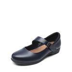 DREAM PAIRS Women's Knit Pinted Toe Dress Flats Comfort Slip On Foldable Ballet Flat Shoes Sdfa2407w,SDFA2407W,Navy,Size 9