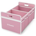K KNODEL Car Boot Organiser, Foldable Car Boot Storage, Automotive Consoles & Organisers (Medium, Pink)