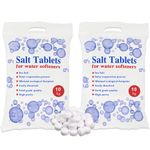 HSD 10 Kg Salt Tablets | Water Softener | Food Grade | Compatible to All Water Softener Machines 100% Genuine British Salt Tablet, Tablet Salt of Premium Quality (2)
