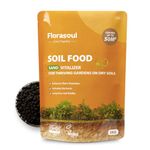 Florasoul® Soil Food SAND, Humic Acid Soil Conditioner for Sandy Soil & Dry Gardens, Organic Matter Soil Improver for Water Retention, Nutrient Retention & Root Growth, Lawns, Beds & Containers -50m²