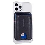 KeySmart MagSlim Wallet - Stick-on Phone Wallet and Card Holder that Holds up to 3 Cards - The Ultimate Card Holder for Phone Cases that are Iphone 12/12 Pro Compatible (Black)