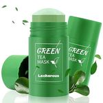 Lecherous Green Tea Stick Face Mask For Blackhead Remover, Anti Acne, Oil Control,Deep Clean Pore,Purifying Solid Cleansing Clay Stick Mask Skincare For Men & Women, 1 Count