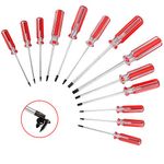 Artilife 13Pcs Magnetic Torx Screwdrivers Set with Bag Includes T4,T5,T6,T7,T8,T9,T10,T15,T20,T25,T27,T30,T40 for Repairing Home Improvement Craft