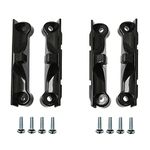 RLECS CPU Fan Retainer Bracket 4PCS Black CPU Fan Support Bracket CPU Motherboard Bracket Clips for AM4