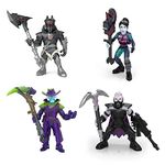 Fortnite Battle Royale Collection Figures - Deadfire, Sanctum, Spider Knight, Dark Bomber Squad Pack 4, Multi-Colour