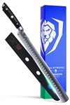 DALSTRONG Slicing Carving Knife - 12" (30,5 cm) - Granton Edge - Gladiator Series - German HC Steel - G10 Handle - Sheath Included - NSF Certified