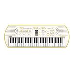 Casiotone Mini Keyboard SA-80 with Piano tones, White (44 Keys)