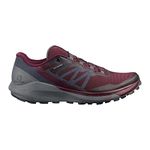 SALOMON Women's Sense Ride Trail Running Shoes, Sense Ride 4 Wine Tasting Quiet Shade Ebony, 6 UK