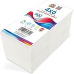 Double Dragon, 500 Direct Thermal Fanfold Shipping Barcode Labels, 4x6 (100x150mm), Premium Coated Paper, Permanent Adhesive, for Zebra, MUNBYN, Rollo, TSC, Toshiba, Citizen, Label Printer [1 Stack]