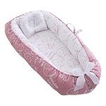 Baby Sleep Lounger Baby Cushion Lounger Soft Cotton Portable Sleeping Pod with Pillow Style4