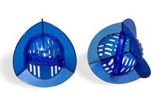 AquaLogix High Resistance Aquatic Bell Set - Blue | Aquatic Dumbbells | Quick Start Guide | Water Weights | Strength & Muscle Building | Durable Polycarbonate | Pair (HRPCBELL)