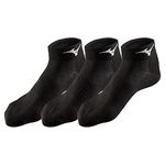 Mizuno Unisex Training Mid 3p Unisex Socks, Black/Black/Black, L UK