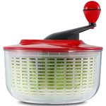 Salad Spinner Large, 5L Lettuce Spinner Salad Dryer Fruit Vegetable Washer Easy to Clean Mixer Easy and Quick Drying, Salad Maker Salad Spinners for Vegetables Fruits