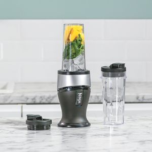 Ninja Slim Blender 700W – Silver Compact Personal Mixer