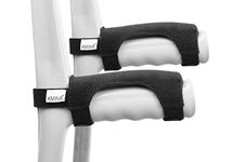 KMINA - Forearm Crutches Handle Pads (x2 units), Crutches Hand Grip, Crutches Padding Replacement, Crutch Pads and Handles, Crutch Cushions for Hands, Comfy Crutches Pads, Crutches Handle Padding