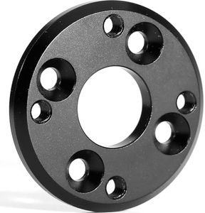 Motor Adapter (25.4mm to 30mm) for Hobbywing Axe 4274 R3 Motor, 7075 Aluminum Alloy Motor Mount for RC car Crawlers, 1/6-1/8 Scale RC Motor Conversion Kit, Replacement for #30850501(Black)