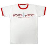 Digital Pharaoh Mens Scoops Ahoy Distressed T Shirt Hawkins Eleven Retro (L = 40/42") White