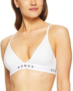 Bonds Women's Underwear Cotton Blend Originals Triangle Crop, White, 10