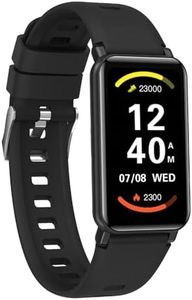 Zewa® Fitness Activity Tracker, Heart Rate Monitor, Free Pro App, Step Counter, Sleep Tracker, Remote Camera Support, Notifications & Alarms, Weather Data Display, Find Phone Feature