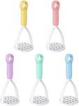 1Pc Random Color Manual Silicone Potato Masher, Cooking Utensils Masher, Mini Potato Masher for Non-Stick Cookware，Potato Mashers and Ricers