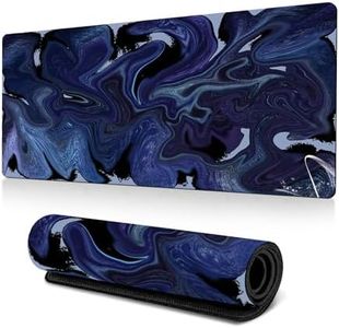 Tech Stor3 Tappetino mouse XL Gaming Mouse pad fantasia astratto blu, 60 x 30 cm, fantasy abstract blue con base antiscivolo, aderente e liscio, adatta ad ogni mouse, tastiera e laptop