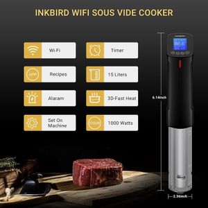 Inkbird WiFi Sous Vide Cooker – ISV-100W Precision Immersion Circulator