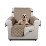 TAOCOCO Sofa Covers,1 Seater Sofa Slipcovers,Non Slip Sofa Covers,Settee Covers,Sofa Protectors from Pets,Washable Sofa Covers for Dogs(Sand)