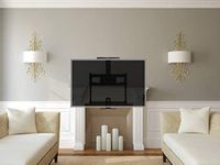 TranquilMount TMO800A Pull Down TV Wall Mount - Large | Above Fireplace Bracket for 70-100 Inch TVs | Lowers to Eye Level | Swivel & Tilt