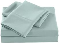 Royal Comfort - Sheet Set, 2000TC Ultra Soft Bamboo Microfibre Blend, Fitted Sheet & Flat Sheet & Pillowcase Set (King, Frost)