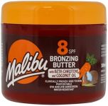 Malibu Sun SPF 8 Bronzing Tanning Body Butter with Beta Carotene and Coconut Oil, Water Resistant, Tropical Coconut Fragrance, 300ml