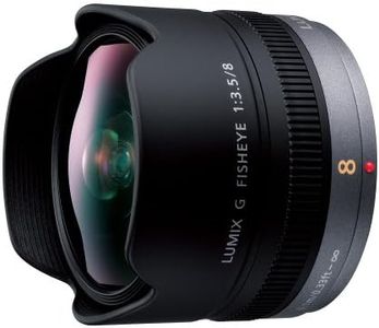 Panasonic LUMIX G FISHEYE 8mm/F3.5 Lens | H-F008 - International Version (No Warranty)