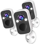 Security Cameras Wireless Outdoor 3pack,2K Battery Powered Spotlight Siren Alarm WiFi Cameras for Home Security, Color Night Vision, AI Motion Detection,2-Way Talk, Waterproof, Cloud/SD Storage