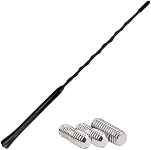 Audioproject A440 - Antenne de voiture radio de voiture 33 cm - Compatible avec VW Opel Ford Renault BMW Seat Skoda - Antenne de toit de voiture radio de rechange pour antenne à tige courte de 40 cm,
