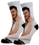 Hippowarehouse Personalised Socks Fathers Day Full Photo Sock Any Image 26.5cm 35cm 40cm custom Funny Gift brother sister