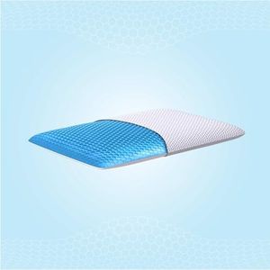 The Sleep Company memory foam SmartGRID Thin Pillow|for Stomach & Back Sleepers|Neck Pain Relief|Ultra Slim Design|(24 x 15 x 2.25 Inch)|Washable Cover|Pack of 1