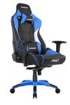 AKRacing Masters Series Pro Luxury XL Gaming Chair with High Backrest, Recliner, Swivel, Tilt, 4D Armrests, Rocker and Seat Height Adjustment Mechanisms with 5/10 warranty - Blue