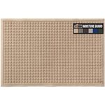 Gorilla Grip Ultra Absorbent Moisture Guard Doormat, Absorbs Up to 1.7 Cups of Water, Stain and Fade Resistant, Spiked Rubber Backing, All Weather Mats Capture Dirt, Indoor Outdoor, 29x17, Beige