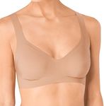 Sloggi Women's ZERO Feel Bralette EX Bustier , COGNAC, M