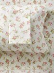 Laura Ashley Home - Twin Sheets, Cotton Flannel Bedding Set, Brushed for Extra Softness & Comfort (Audrey, Twin)