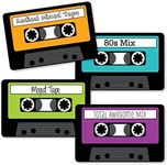 80's Retro - Cassette Tape DIY Totally 1980s Party Essentials - Set of 20