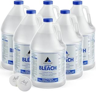 (6 Pack) ANF Brands Liquid Germicidal Bleach, for Disinfecting, Sanitizing, Deodorizing, Mold & Mildew Stain Remover - 1 Gallon Jugs