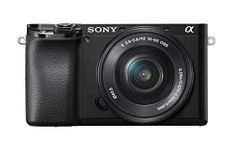 Sony ILCE6100L/B Black Alpha A6100 Mirrorless Interchangeable Lens APS-C Camera with 16-50mm Lens