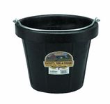 Marshalltown DF12 Masonry Heavy Duty Rubber Pail 12Qt Heavyweight Standard Lip