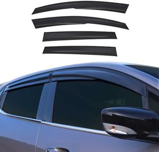 Déflecteurs De Vent Pluie d'air Compatible avec Renault Clio HB 2012-2019 Acrylique 4 Pcs
